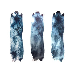 Gray watercolor stains