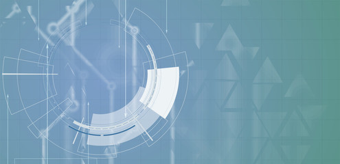 abstract futuristic circuit computer internet technology board business dark background