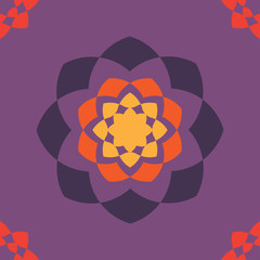 ORNAMENT GRAPHIC PATTERN
Ornament graphic pattern in orange, seamless pattern on purple background. This pattern can be used for fabric, wallpaper, curtain, tile and etc.