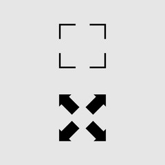 Obraz premium Full screen icon