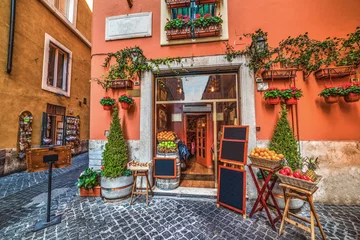 Keuken spatwand met foto Pittoreske fruitwinkel in Rome © Gabriele Maltinti