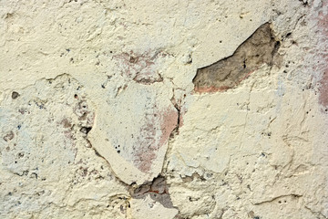 Cracked old cement plaster texture