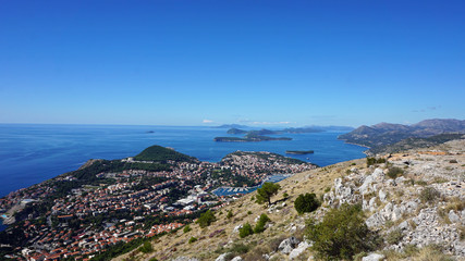 amazing view from the dubrovnik cable car