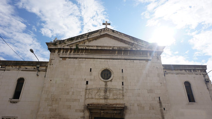 diocletians palace in the croatian town split