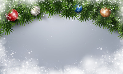 Fototapeta na wymiar Christmas Holiday Banner