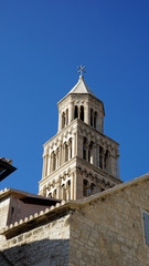 diocletians palace in the croatian town split