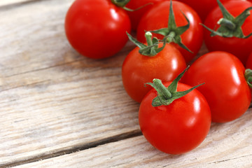 Fresh Tomatoes On The Table