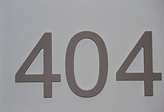 house or hotel room numbers on clear gray surface, For graphical concept