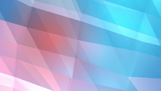 Triangle gradient futuristic mosaic low polygonal pattern abstract background animation.