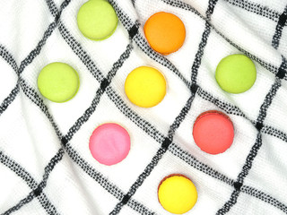 colorful macaroons