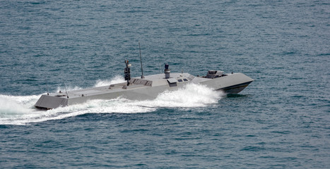 Singapore Navy's new high speed naval interceptor