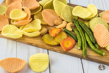 Assorted healthy snack.