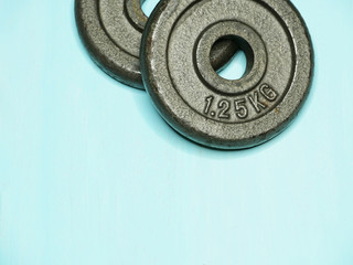 solid metal weight plates