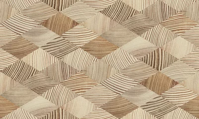 Printed roller blinds Wooden texture End grain wood texture