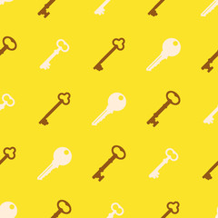 Seamless pattern with keys  for your design