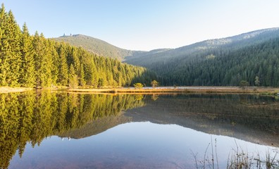 Kleiner Arber See im Herbst, Bayern, Deutschland