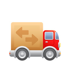 Movers Truck - Novo Icons. A professional, pixel-aligned icon designed on a 64 x 64 pixel.  