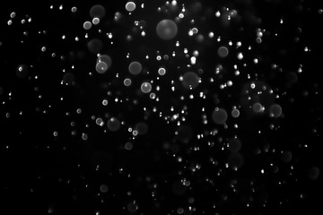 bokeh background dark grey