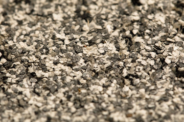 decorative shell texture, black and white fractions