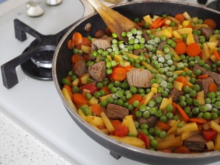 stew with vegetables