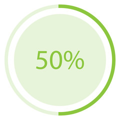 Pie chart vector