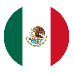 Mexico flag vector © viktorijareut