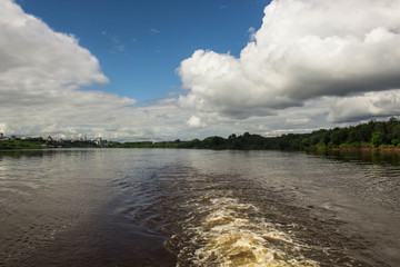 Vyatka river landscape