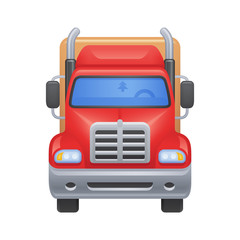Commercial Truck - Novo Icons. A professional, pixel-aligned icon designed on a 64 x 64 pixel.  
