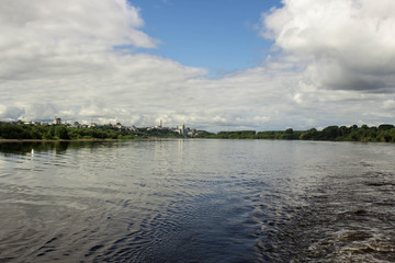 Vyatka river landscape