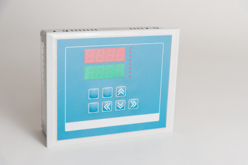 New control device for fresh air ventilation on a gray background