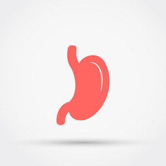 Stomach vector icon.