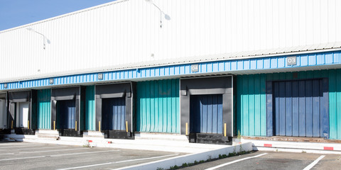 Exterior of loading docks, bay terminal