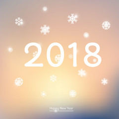 Christmas background. Snowflakes. Decor. Garland. New Year. Celebration. Vector illustration. Winter. Snow. 2018 calendar.
