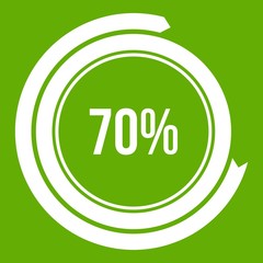 Sign 70 load icon green
