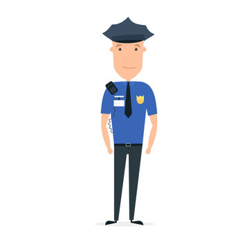 Policeman vector character
