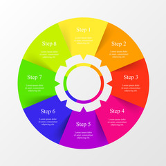 Vector infographic template.
