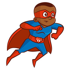Superhero boy Cartoon character