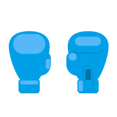 Blue boxing glove icon, front and back.