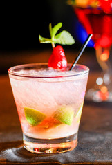 Red cocktail