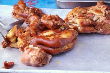 Stewed pork at street food