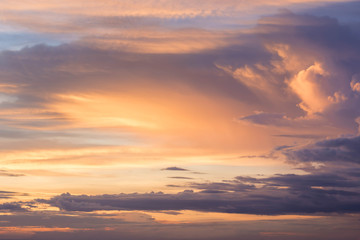 colorful sky as abstract background