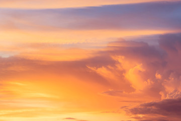 colorful sky as abstract background