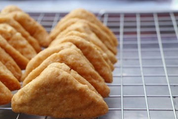 Tofu fried at street food