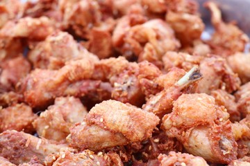 Fried chicken at street food