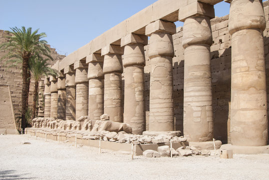 Luxor. The Carnac temple. Part of the complex.