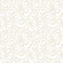 Vector abstract beige seamless pattern.