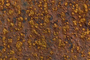 beautiful photo of close-up of rust on a metal surface