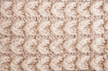 wallpaper background texture of a knitted brown beige sweater cl