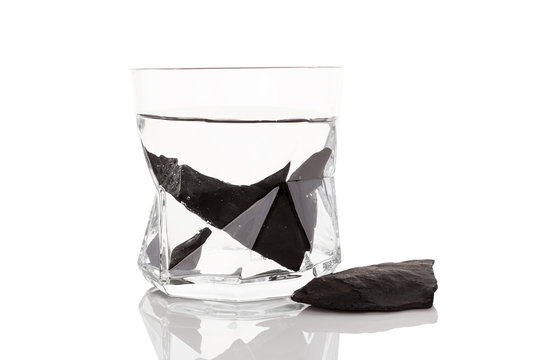 Shungite stones.