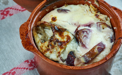 Lithuanian  Pike baked in ceramics